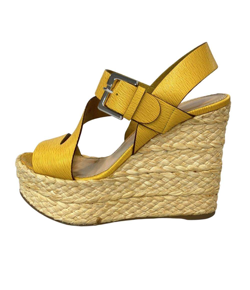 訳あり セルジオロッシ ウェッジソールサンダル レディース SIZE 35 1/2 (S) Sergio Rossi