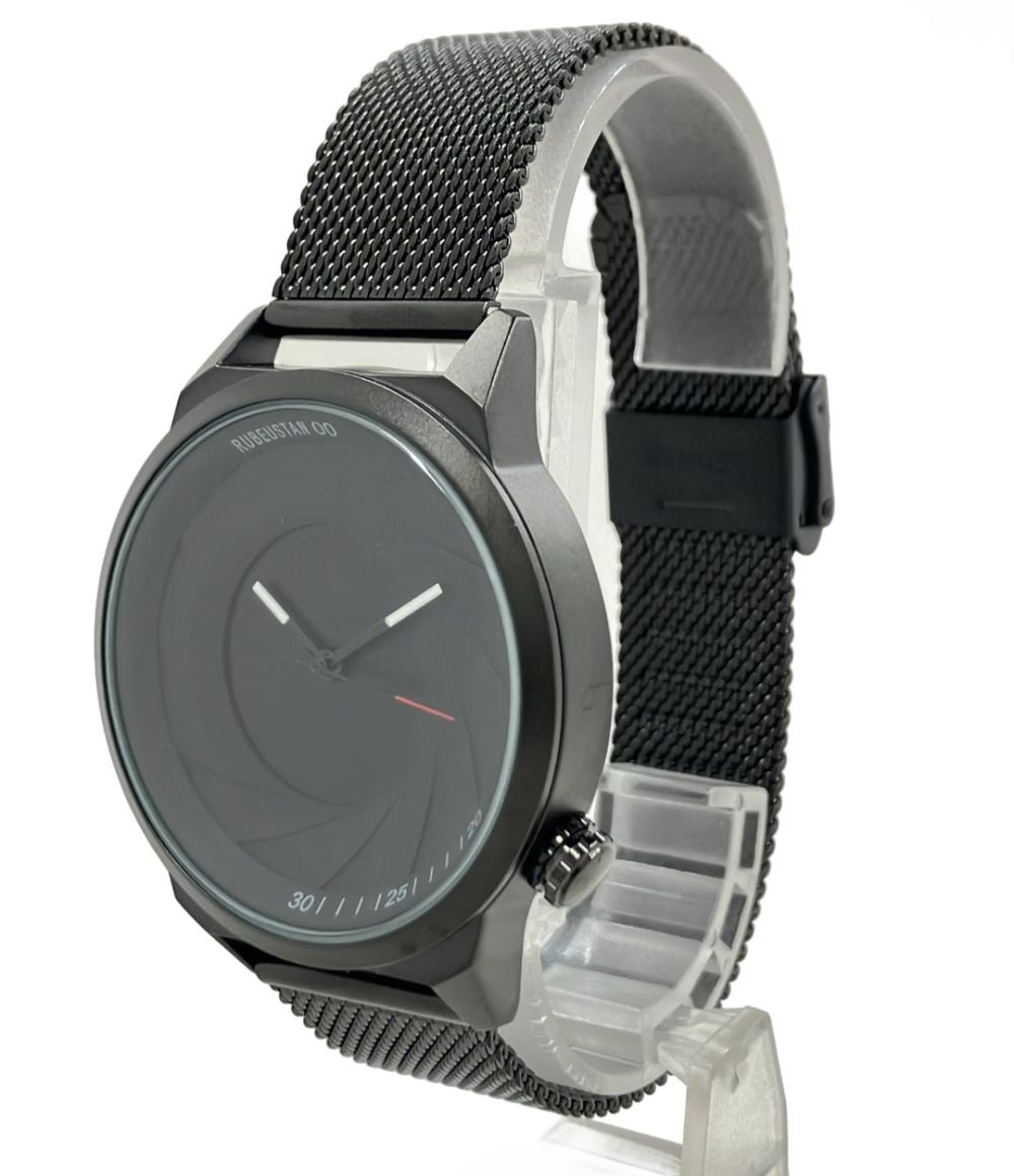 ルーベスタン ③-48  602　腕時計 クオーツ ブラック メンズ RUBEUSTAN