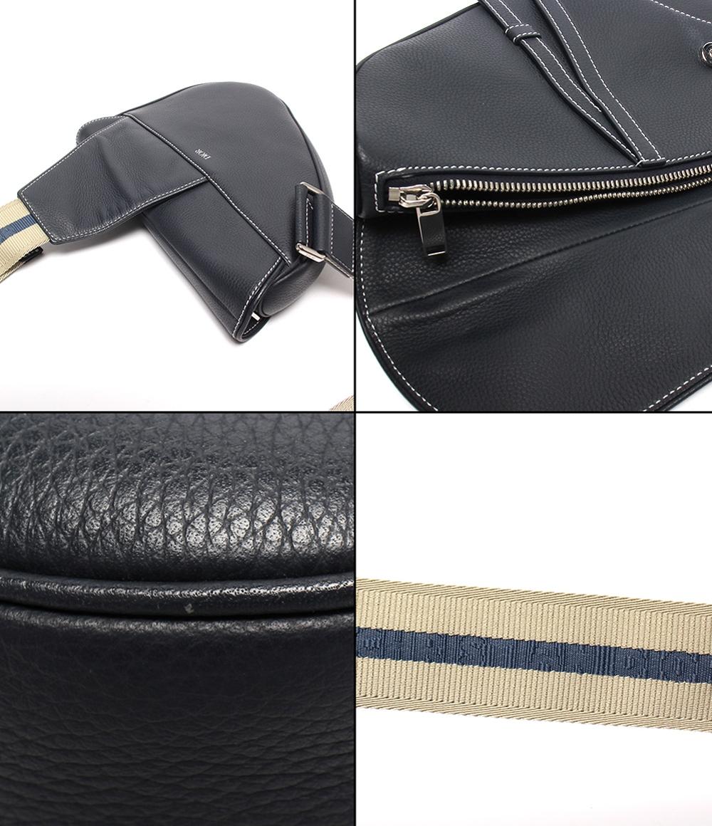美品 Dior ショルダーバッグ ボディバッグ サドルバッグ メンズ レディース ディオール