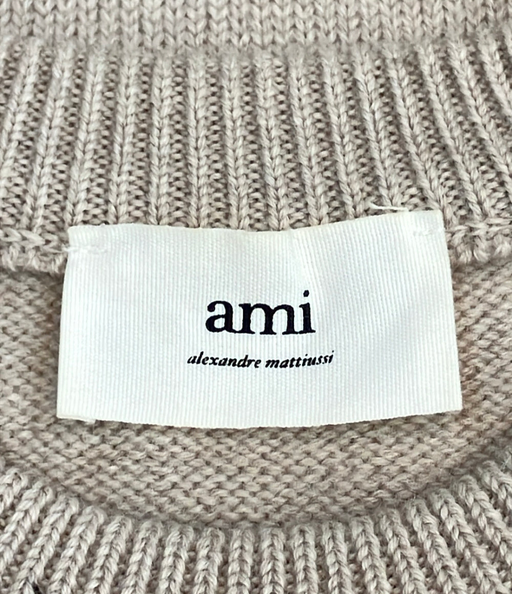 Ami Alexandre Mattiussi 長袖 クルーネック ニット メンズ レディース SIZE L アミ アレクサンドル マテュッシ