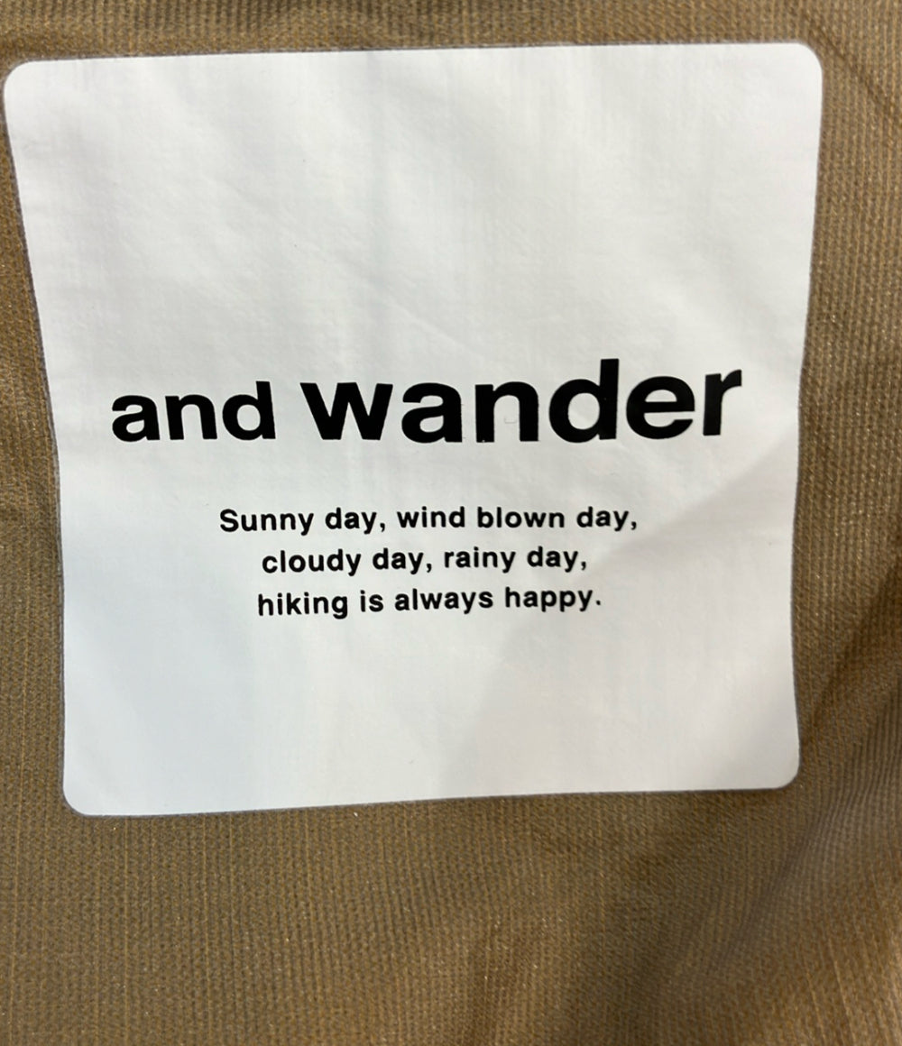 and wander ナイロンジャケット レイン フード付き 574-2111036 メンズ SIZE 3 (M) アンドワンダー