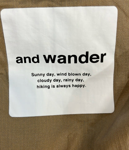 and wander ナイロンジャケット レイン フード付き 574-2111036 メンズ SIZE 3 (M) アンドワンダー
