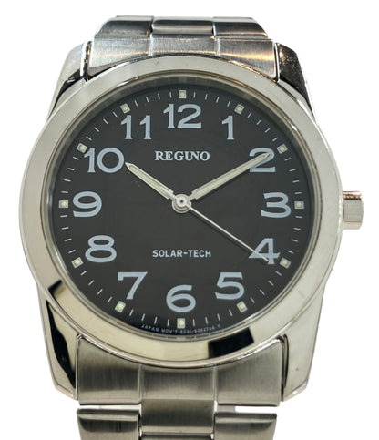 CITIZEN 腕時計 REGUNO レグノ ソーラー ブラック E031-S038073 メンズ シチズン