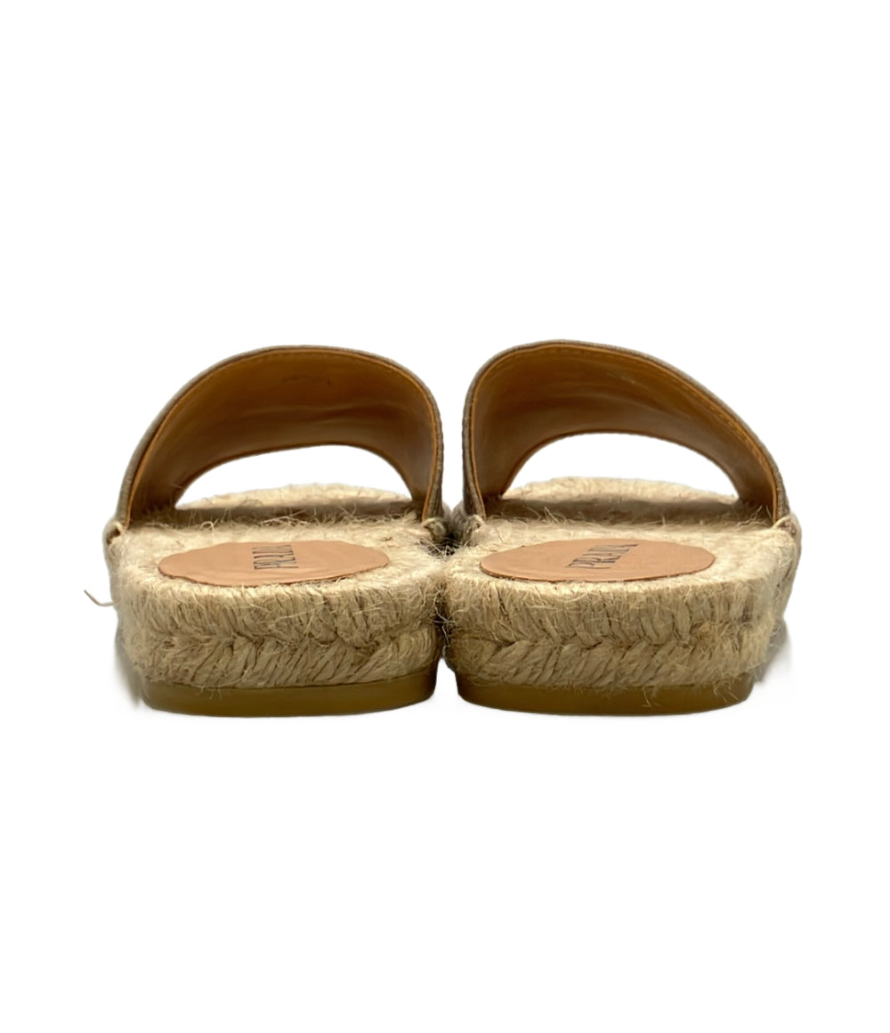 美品 PRADA サンダル スリッパ 1XX539 レディース SIZE 37 プラダ