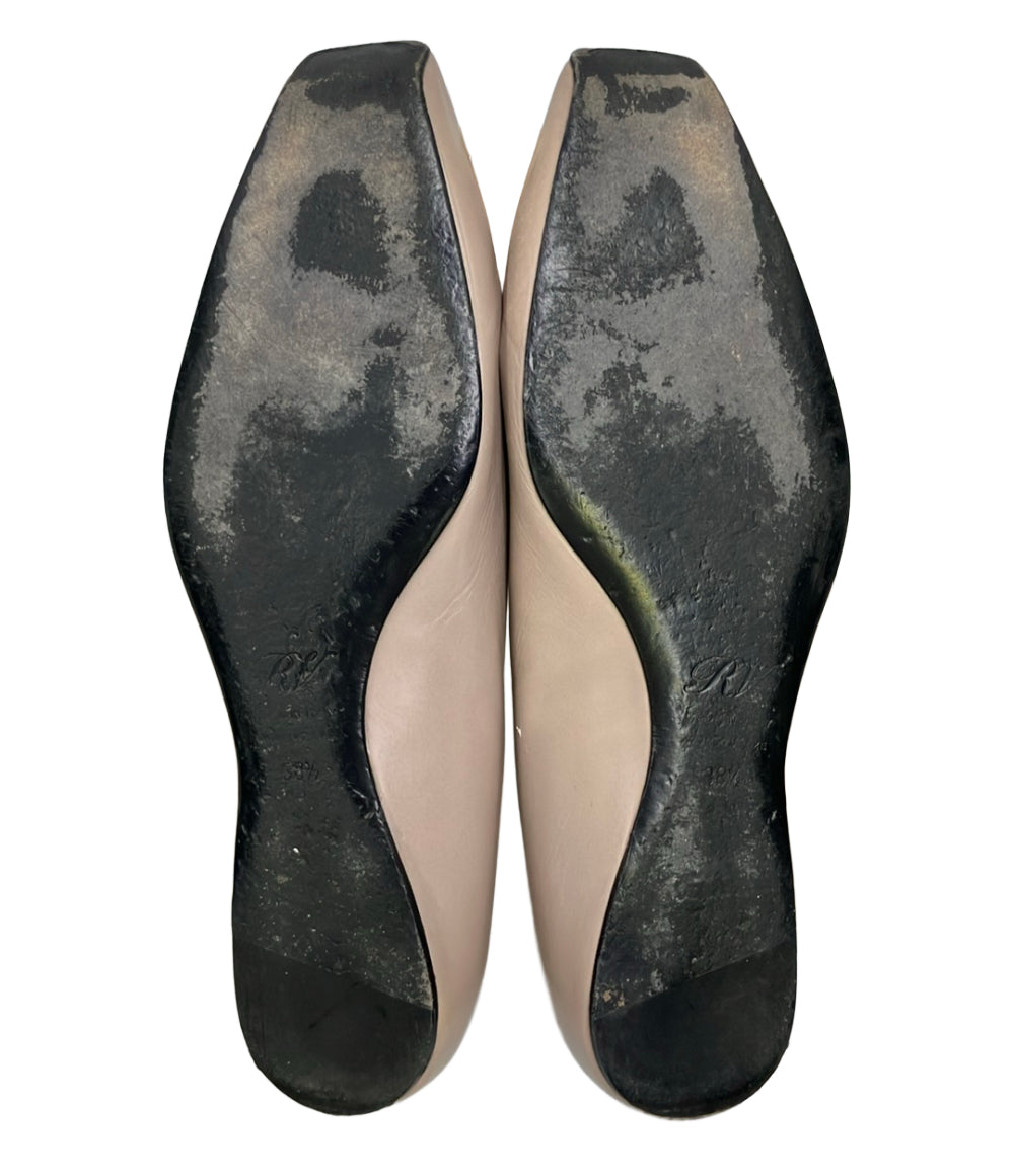 ROGER VIVIER スクウェアトゥフラットシューズ レディース SIZE 38 1/2 ロジェ ヴィヴィエ