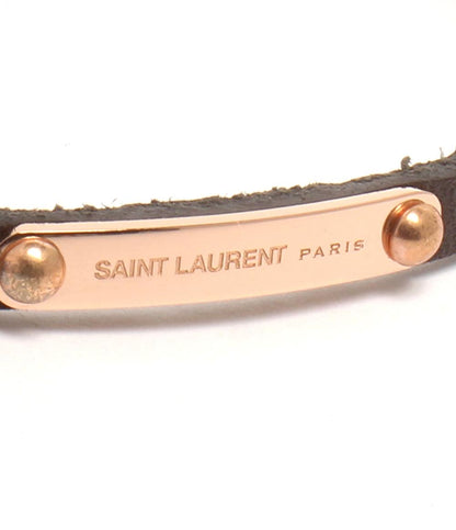 サンローランパリ ブレスレット IDプレート レディース SAINT LAURENT PARIS