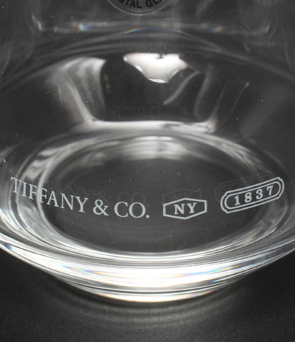 美品 Tiffany & Co. グラス タンブラー 2点セット ペア 1837 ティファニー