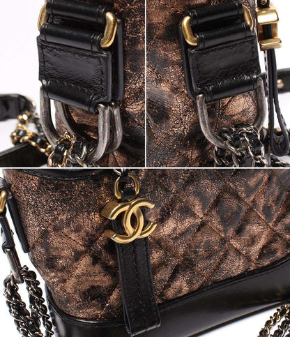 CHANEL ショルダーバッグ ホーボバッグ スモール シルバー金具 ゴールド金具 肩掛け ガブリエル ドゥ シャネル レディース シャネル