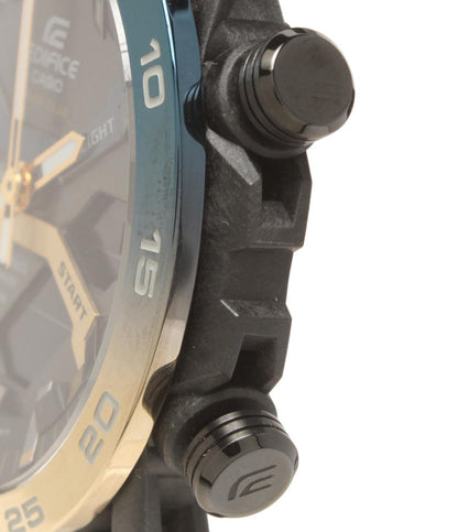 美品 CASIO 腕時計 エディフィス EDIFICE ソーラー ブラック ECB-2000 メンズ カシオ