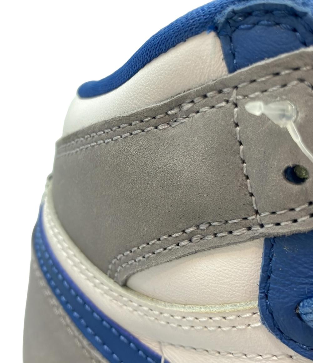 美品 NIKE ハイカットスニーカー エア ジョーダン 1 レトロ HI OG GS FD1437-410 キッズ SIZE 22.5 ナイキ