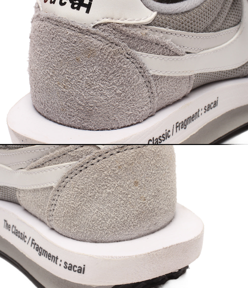 NIKE ローカットスニーカー 厚底 fragment design × sacai LD Waffle Light Smoke Grey DH2684 001 レディース メンズ SIZE 23.0 ナイキ