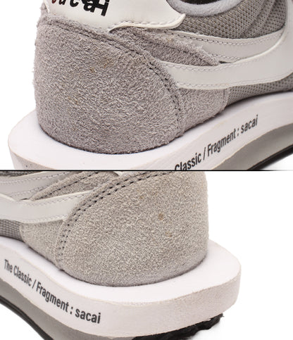 NIKE ローカットスニーカー 厚底 fragment design × sacai LD Waffle Light Smoke Grey DH2684 001 レディース メンズ SIZE 23.0 ナイキ