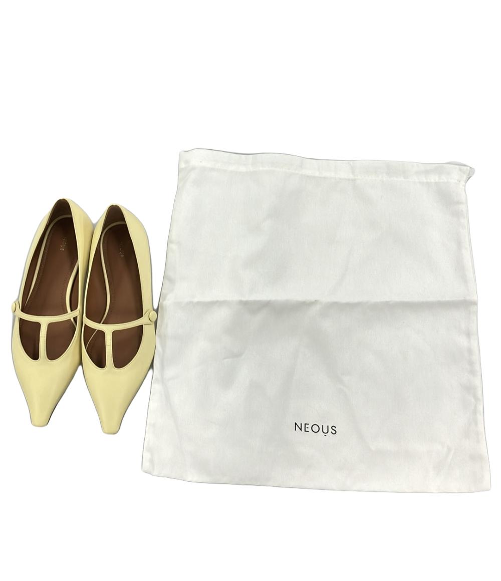 美品 ネオアス パンプス ポインテッドトゥ メリージェーン レディース SIZE 37 (L) NEOUS