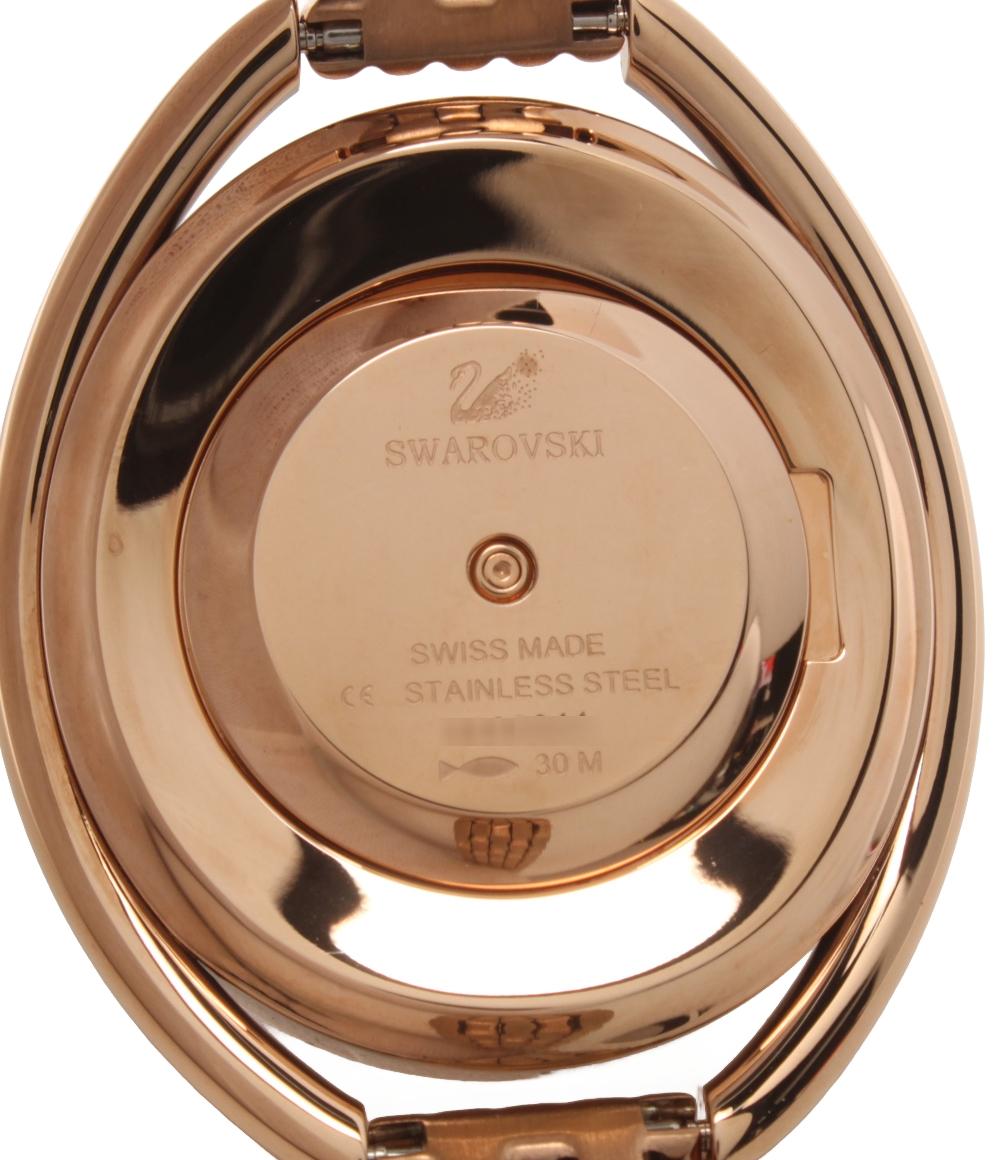 美品 SWAROVSKI 腕時計 クオーツ レディース スワロフスキー