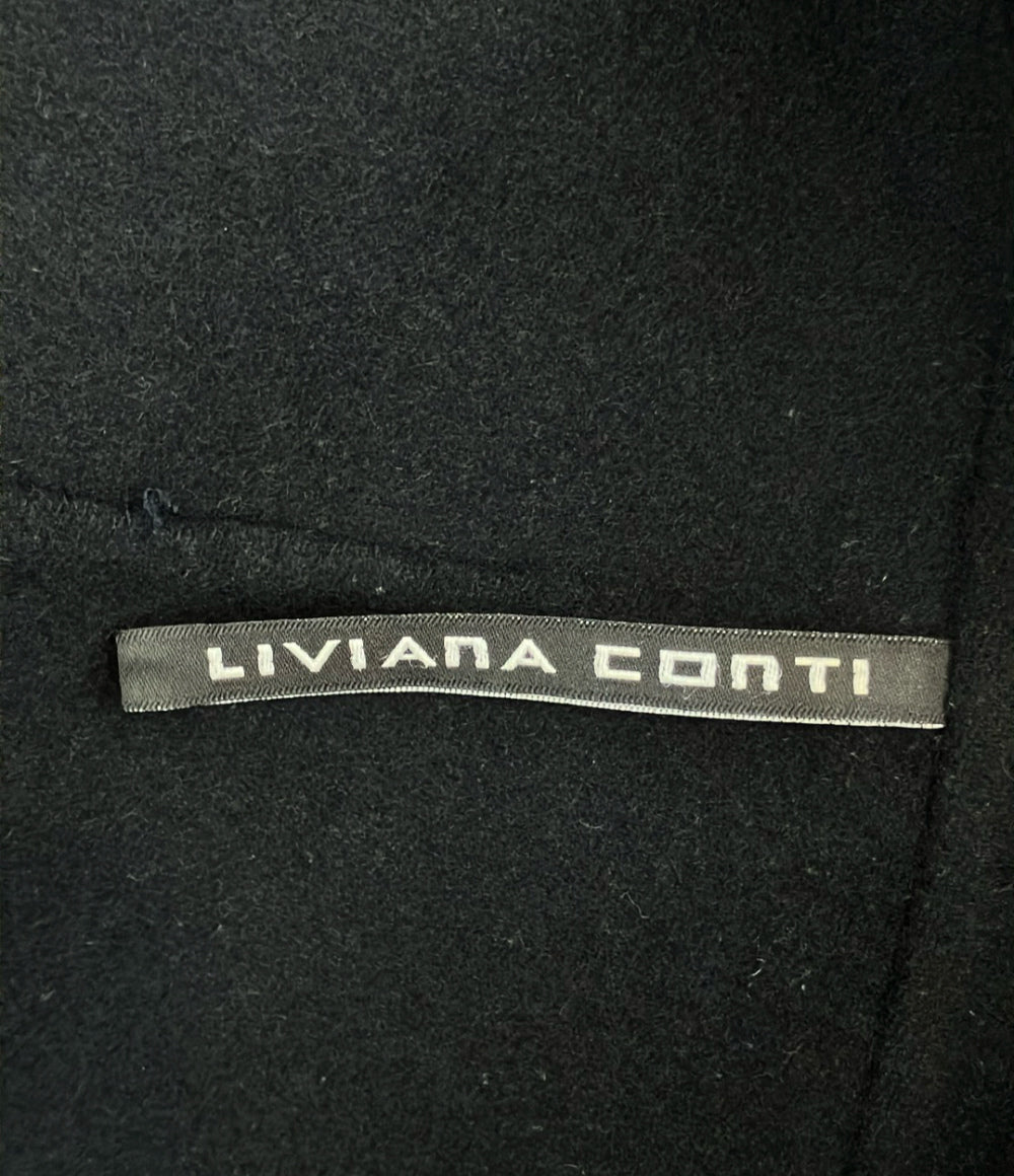 LIVIANA CONTI ショートスリーブ スタンドカラーコート レディース SIZE 42 (L) リビアナコンティ