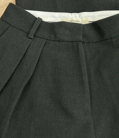 TODAYFUL ボンディングワイドパンツ 12420710 レディース SIZE 38 トゥデイフル