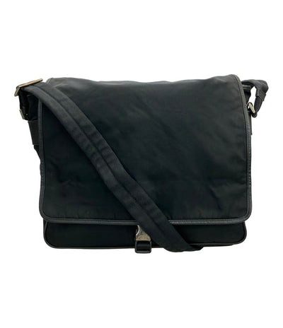 PRADA ショルダーバッグ 斜め掛け ナイロン レザー V158X メンズ プラダ