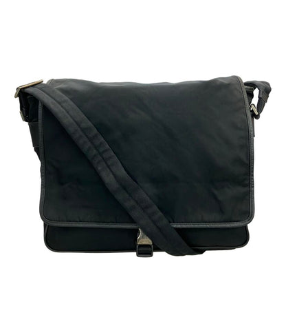 PRADA ショルダーバッグ 斜め掛け ナイロン レザー V158X メンズ プラダ