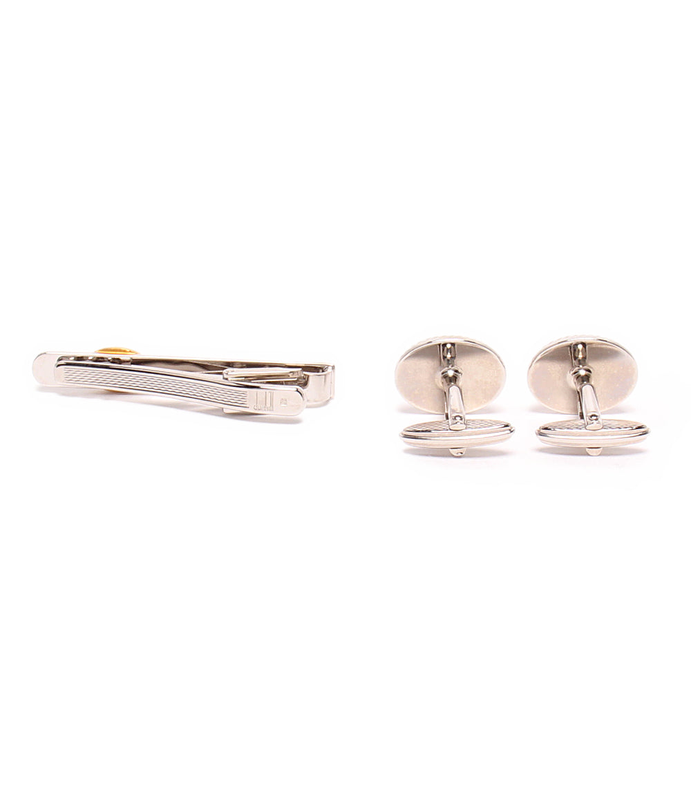 美品 Dunhill タイピン タイバー カフス ロゴ 2点セット メンズ ダンヒル