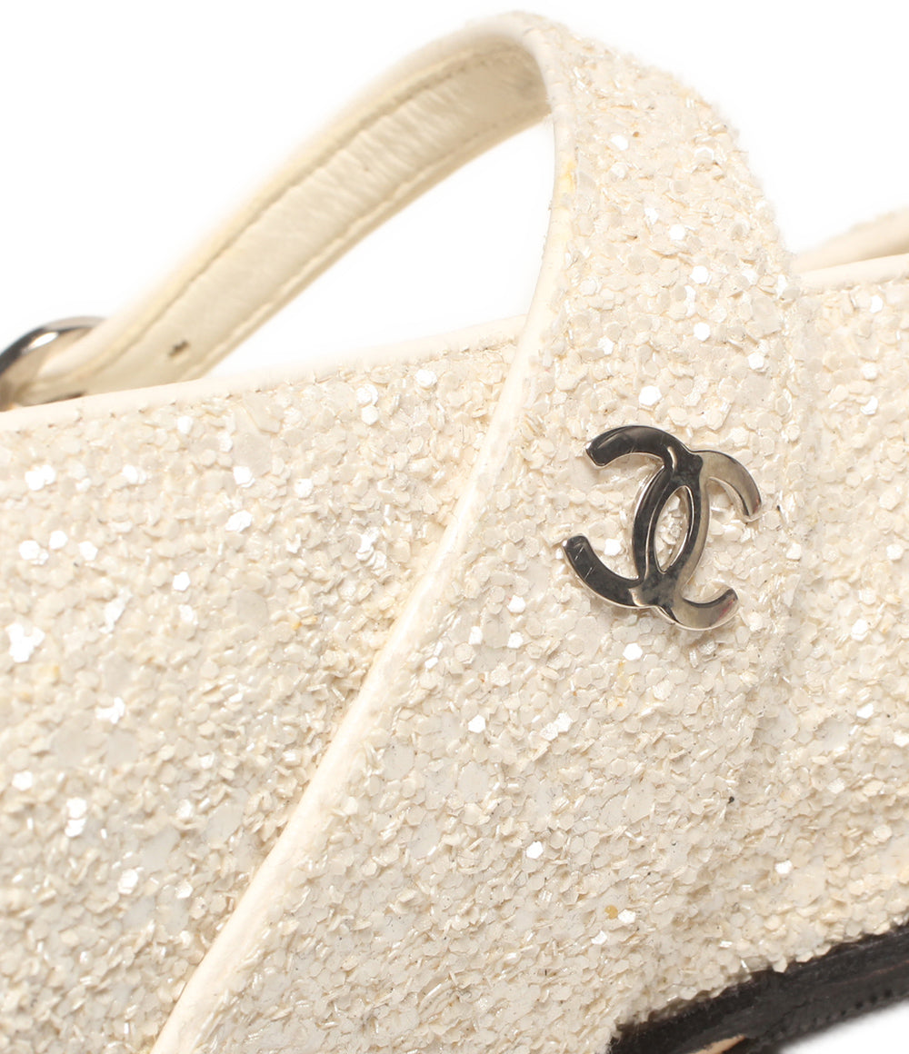 CHANEL パンプス フラットシューズ メリージェーン レディース SIZE 35 1/2C シャネル