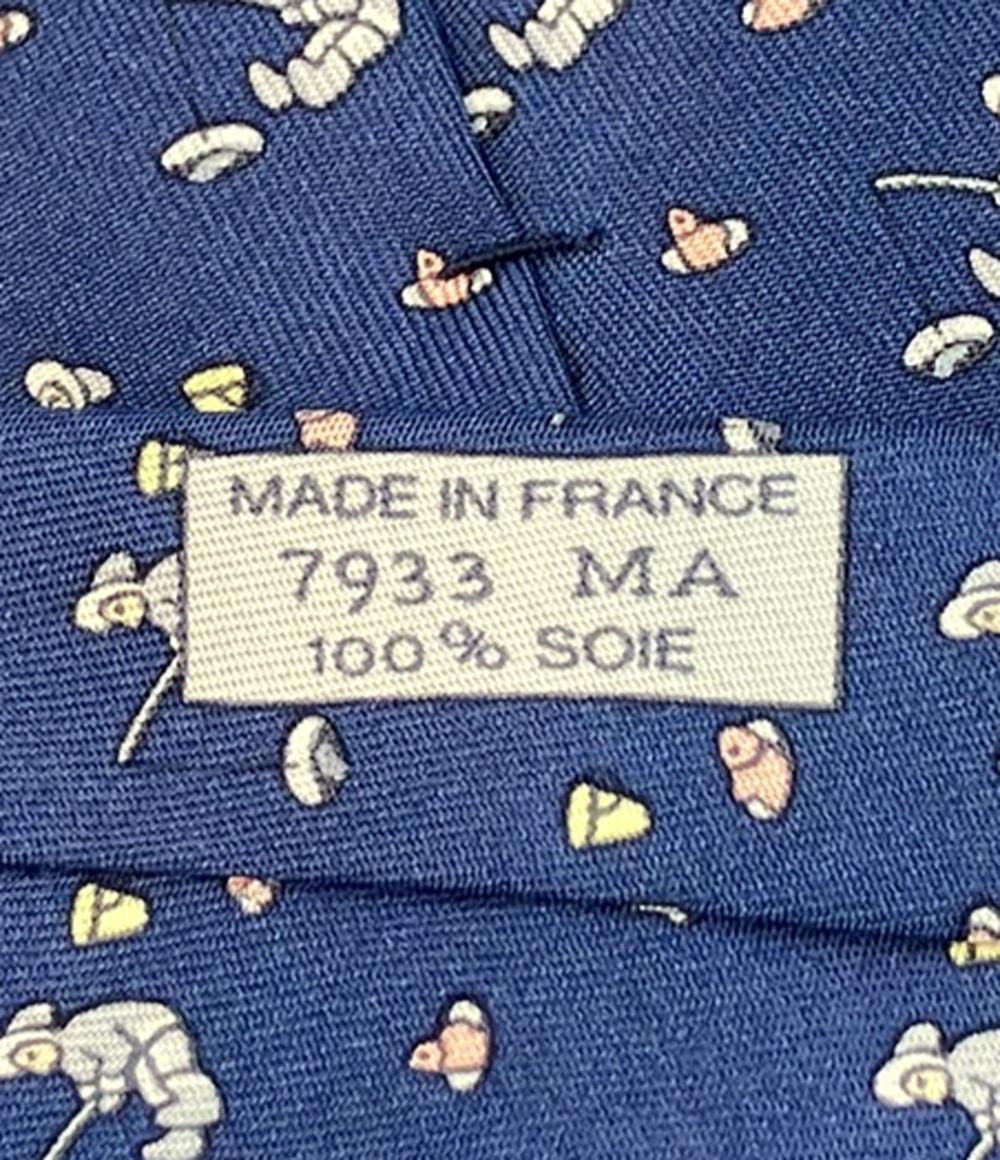 エルメス ネクタイ シルク100% メンズ HERMES