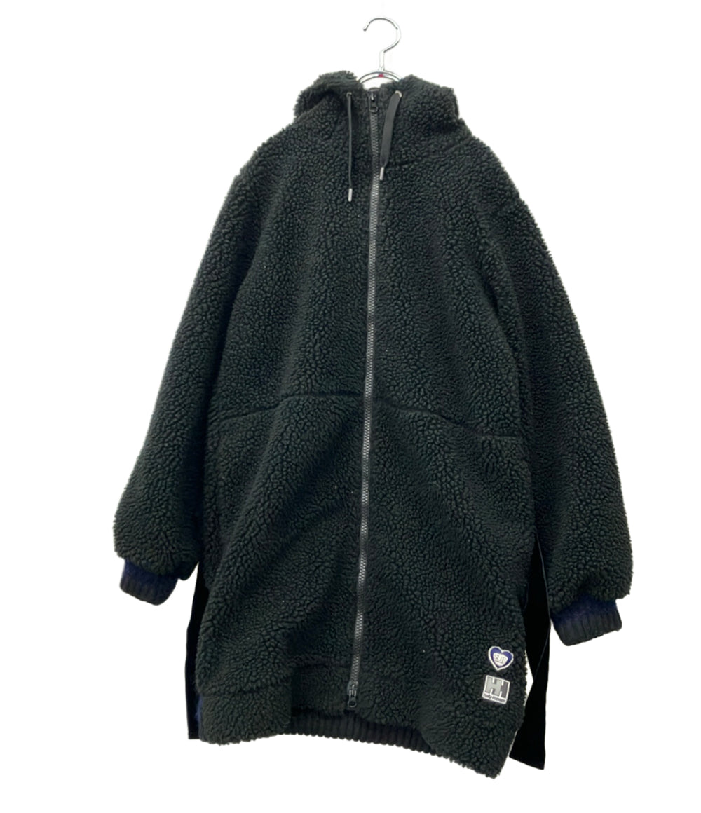 HELLY HANSEN ボアコートSueUNDERCOVERコラボ フード付き ダブルジップ HWV51951U レディース SIZE WL (L) ヘリーハンセン