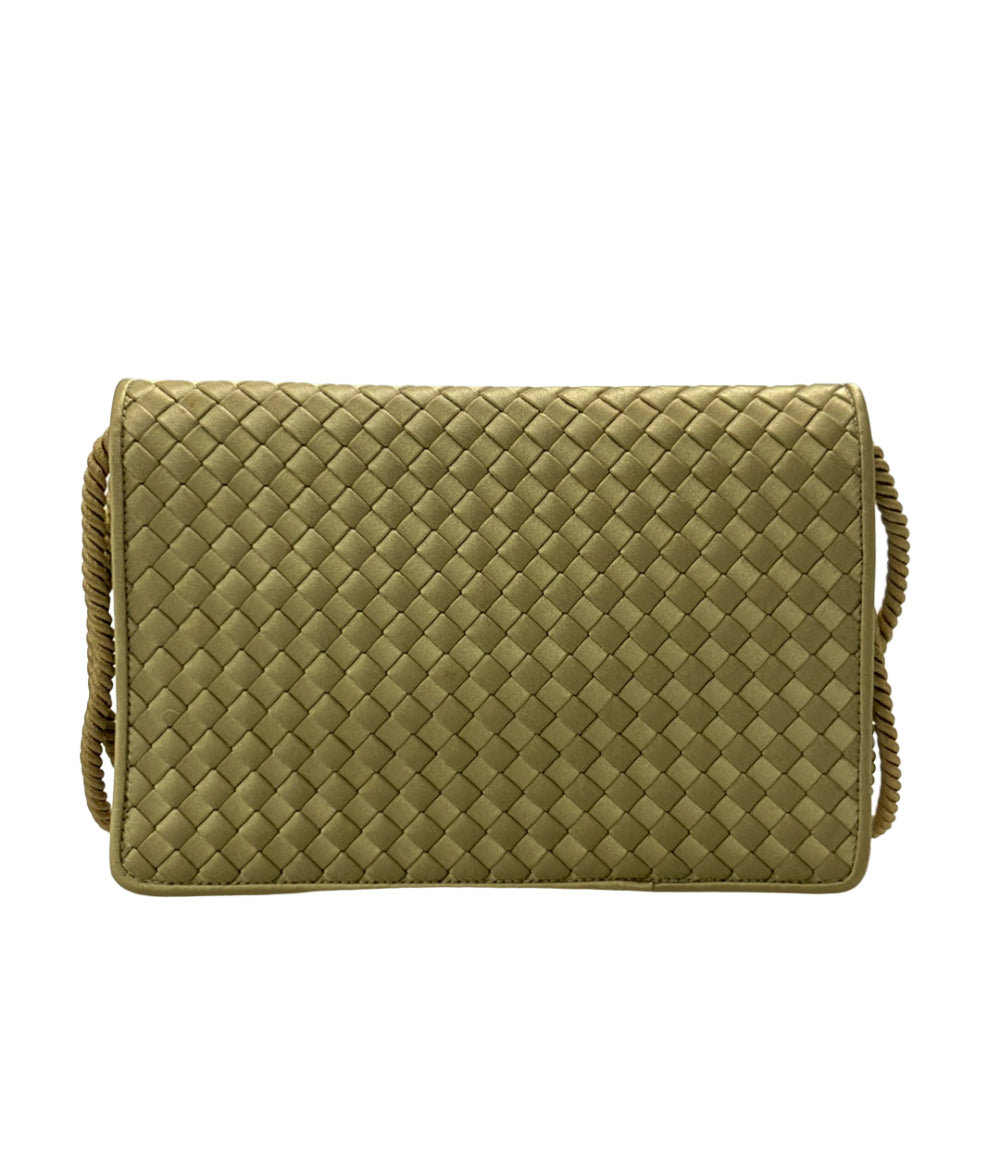 美品 BOTTEGA VENETA ショルダーバッグ 斜め掛け 肩掛け イントレチャート レディース ボッテガ・ヴェネタ