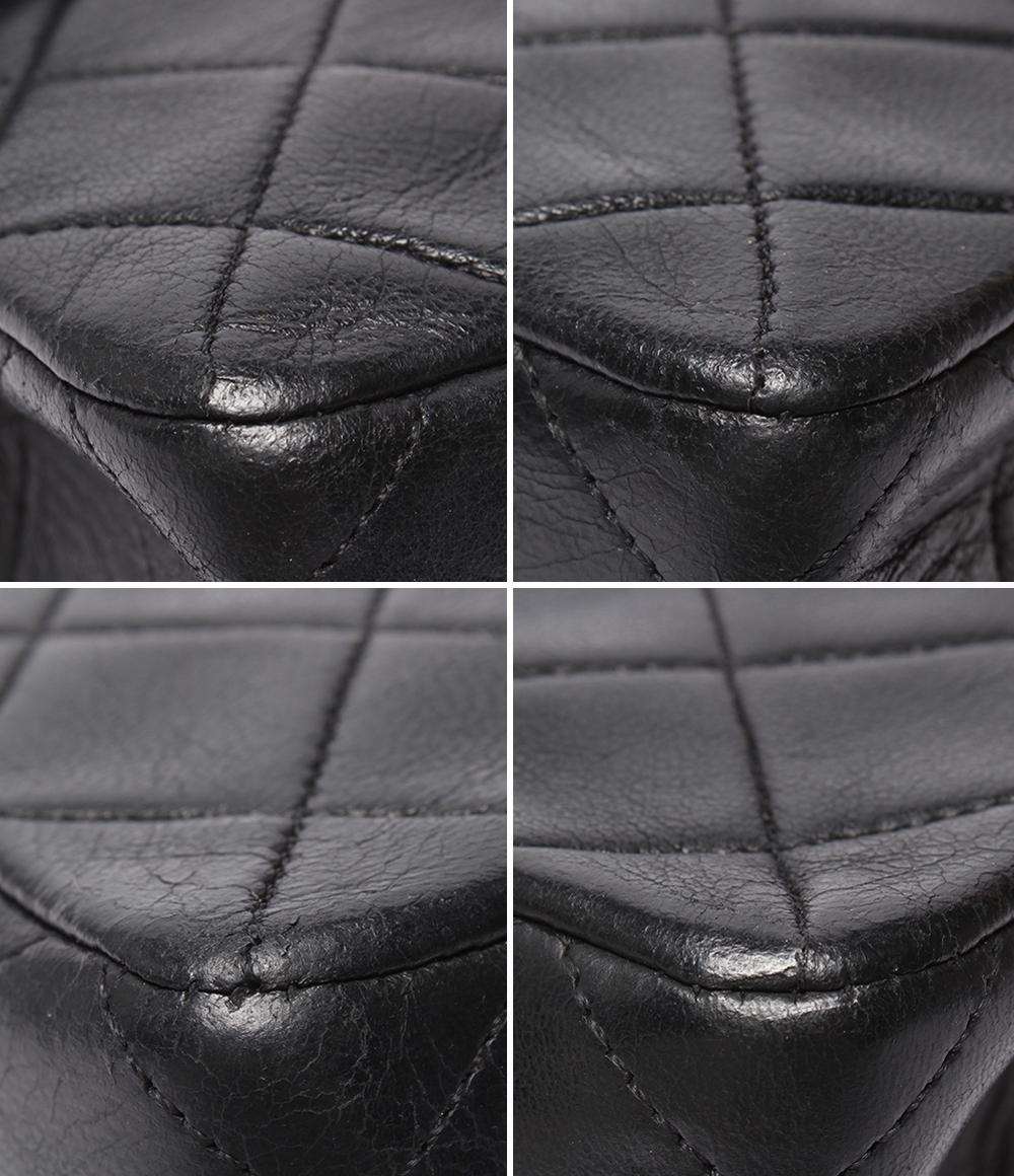 CHANEL チェーンショルダーバッグ ゴールド金具 シングルチェーン シングルフラップ ラムスキン 2番台 マトラッセ20 レディース シャネル