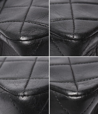 CHANEL チェーンショルダーバッグ ゴールド金具 シングルチェーン シングルフラップ ラムスキン 2番台 マトラッセ20 レディース シャネル