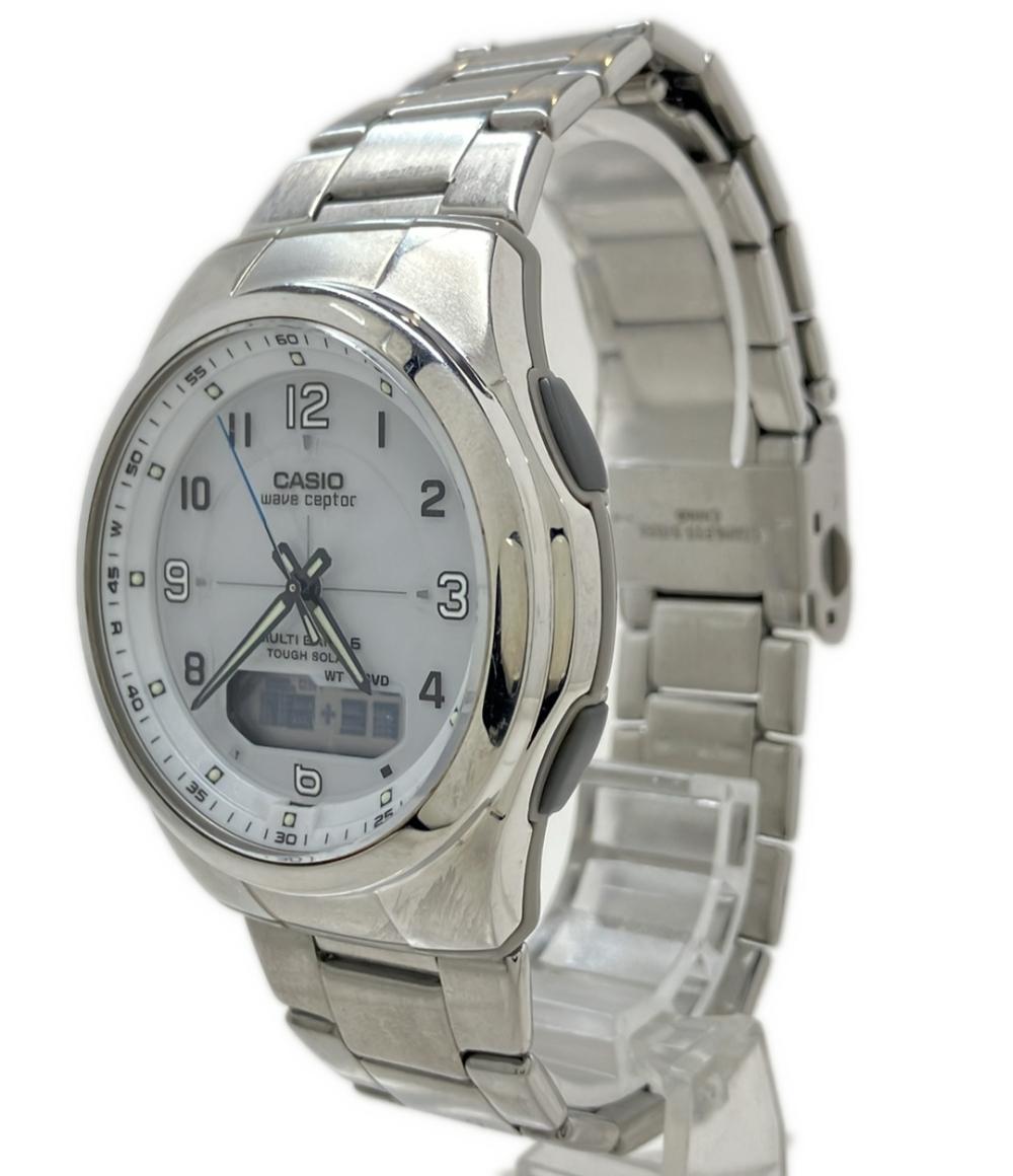 カシオ 腕時計 ソーラー ホワイト WVA-M600D メンズ CASIO