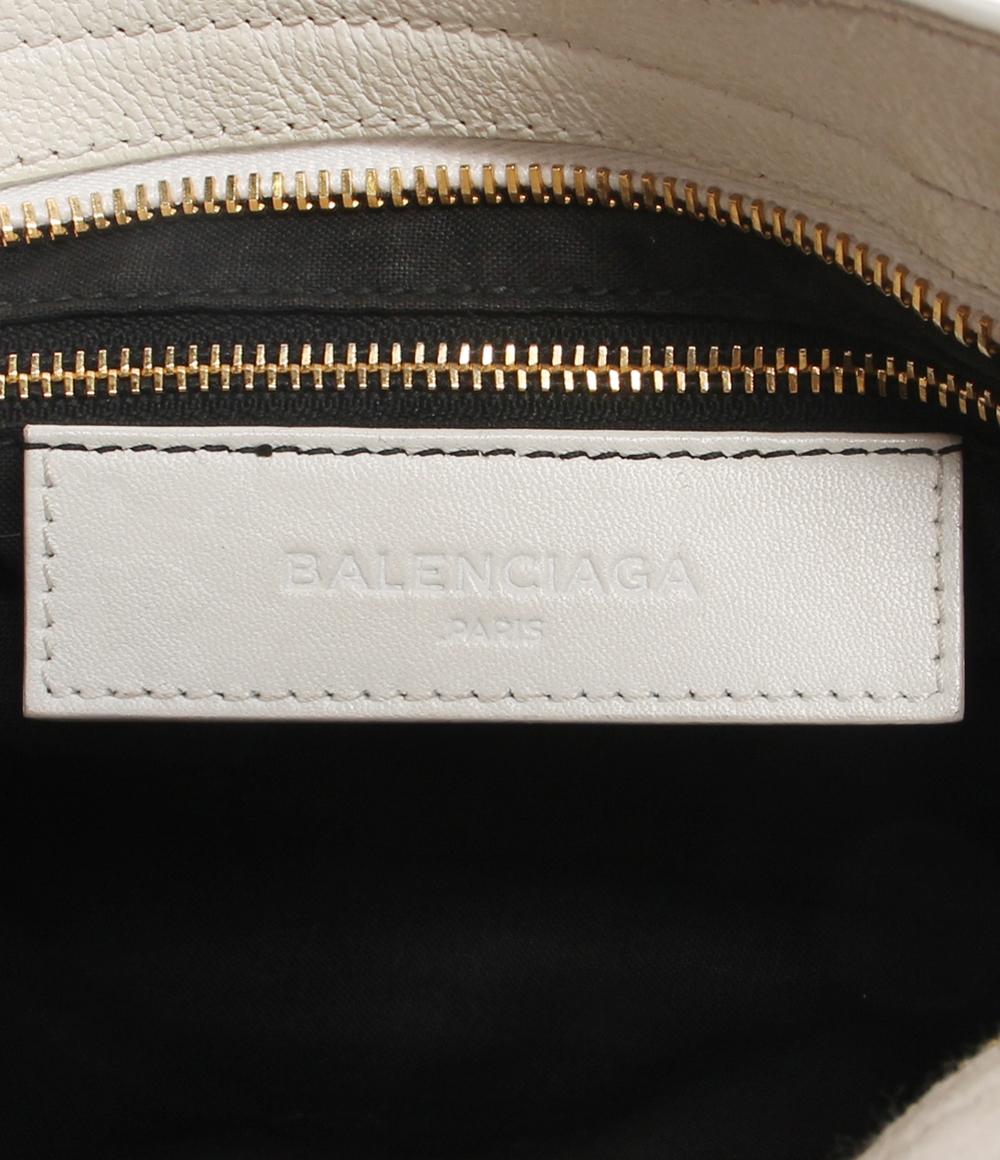 バレンシアガ レザーハンドバッグ ゴールド金具 ミニシティクラシック メタリック ラムスキン 390160 BALENCIAGA