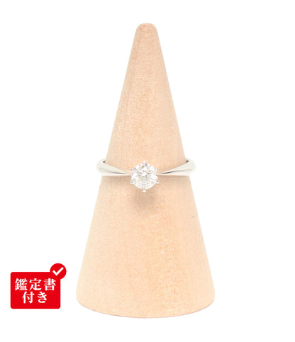 美品 リング 指輪 Pt900 ダイヤ0.306ct レディース SIZE 7号