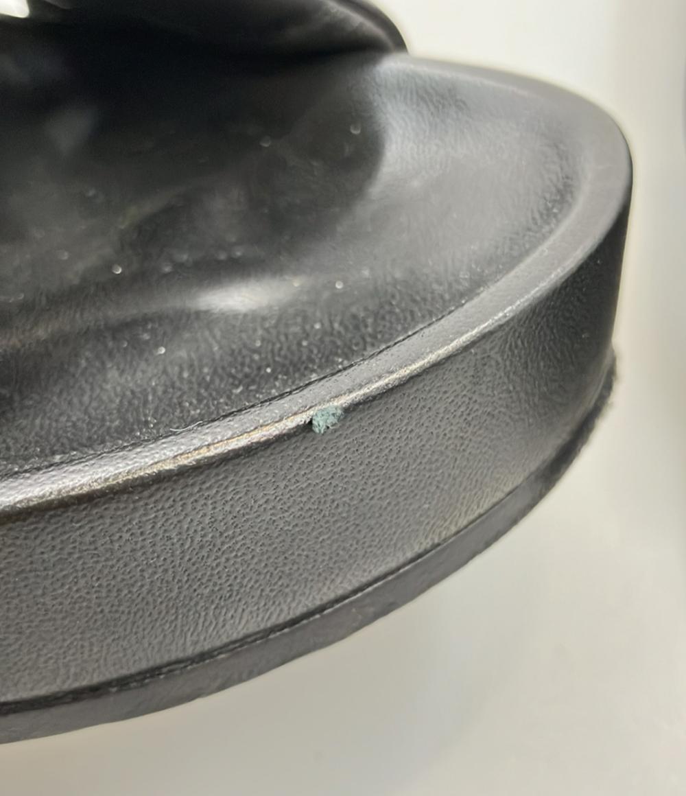 JIL SANDER スライドサンダル クロスストラップ レザー メンズ SIZE 42 27(cm) ジルサンダー