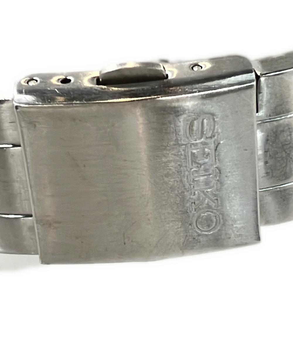 SEIKO 腕時計 クオーツ ブラック 7T92-0ME0 メンズ セイコー