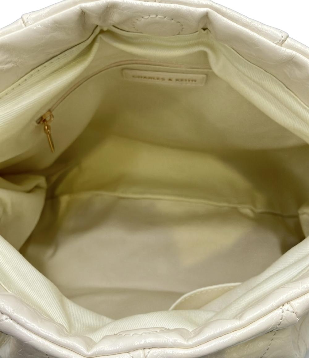 美品 チャールズアンドキース 2WAY ハンドバッグ ショルダーバッグ 斜め掛け レディース CHARLES & KEITH