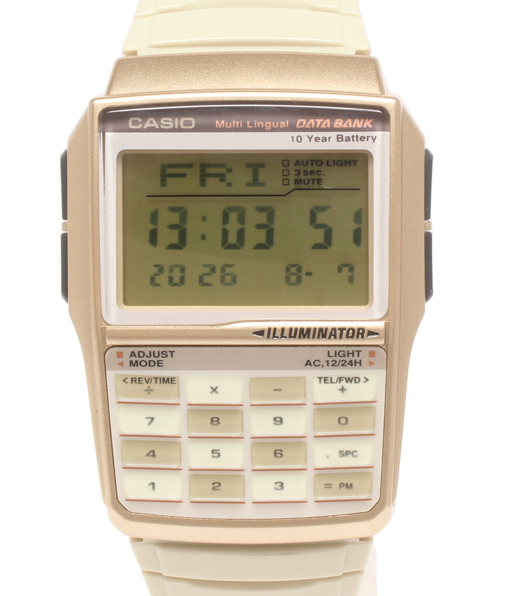 美品 CASIO 腕時計 データバンク クオーツ DBC-32 レディース メンズ カシオ
