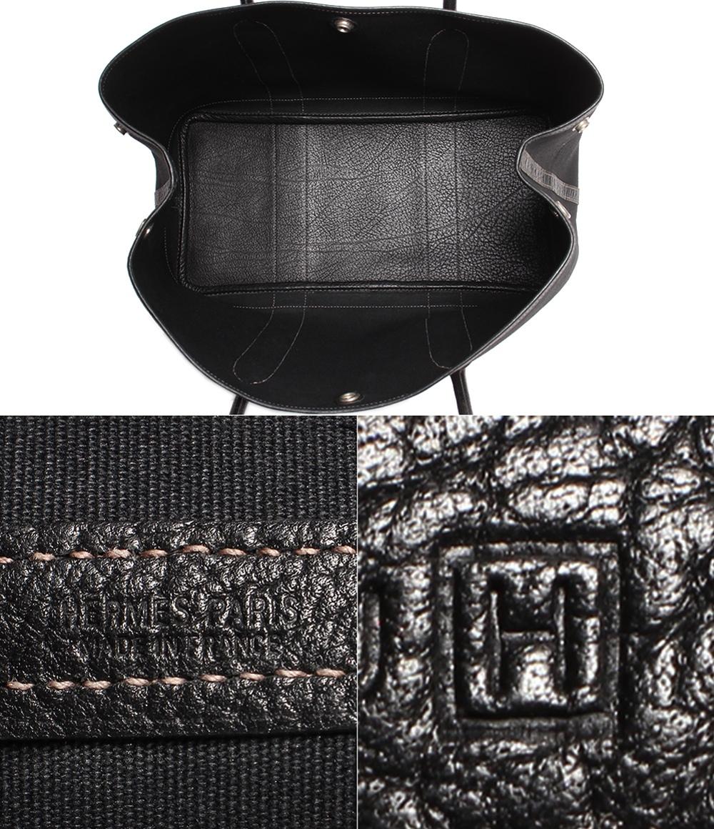 エルメス トートバッグ □H刻印 シルバー金具 ガ－デンパ－ティPM キャンバス レディース HERMES