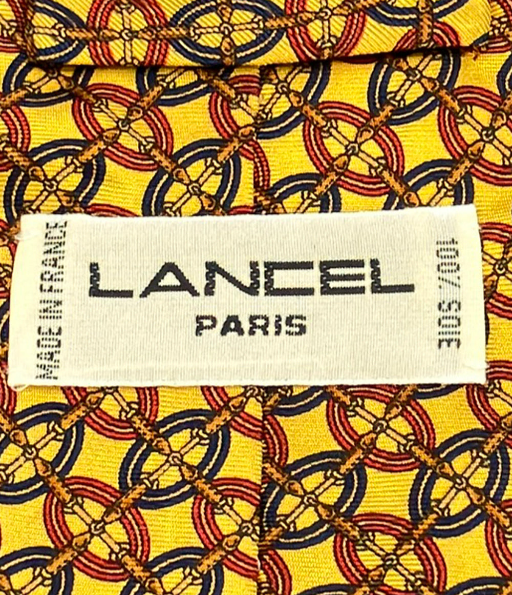 LANCEL ネクタイ シルク100% メンズ ランセル