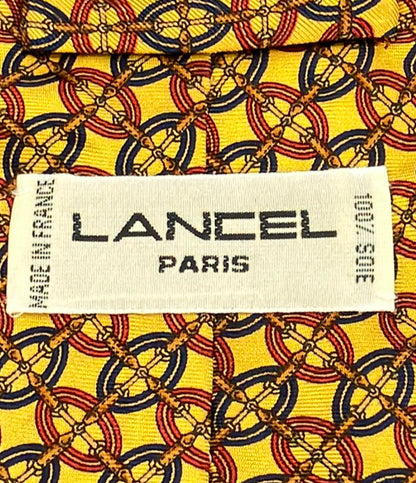 LANCEL ネクタイ シルク100% メンズ ランセル