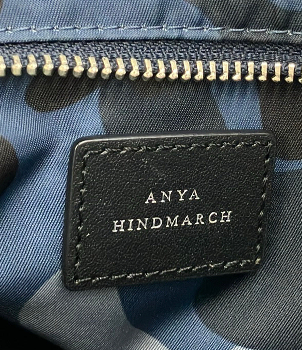 Anya Hindmarch 2WAY ハンドバッグ ショルダーバッグ 迷彩柄 カモフラ柄 アイズ レディース アニヤ・ハインドマーチ