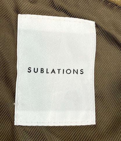 美品 SUBLATIONS テーラードジャケット タイロッケンジャケット 本切羽 ピークドラペル S021704 メンズ SIZE 2 (M) サブレーション