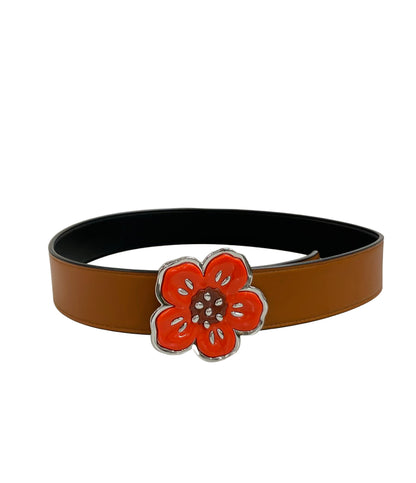 KENZO ベルト BOKE FLOWER リバーシブル メンズ レディース ケンゾー