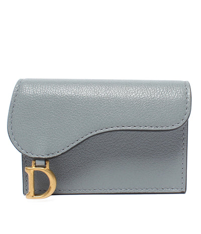 美品 Christian Dior カードケース 名刺入れ サドル ブルーム カードホルダー レディース クリスチャンディオール