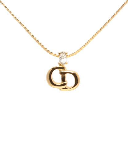 美品 Christian Dior ネックレス CDロゴ レディース クリスチャンディオール