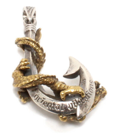 Oriental Vibrations ペンダントトップ SV925 錨モチーフ イカリモチーフ 龍モチーフ ユニセックス オリエンタルバイブレーションズ