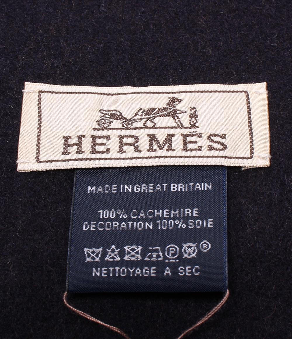 美品 エルメス マフラー カシミヤ100% レディース HERMES