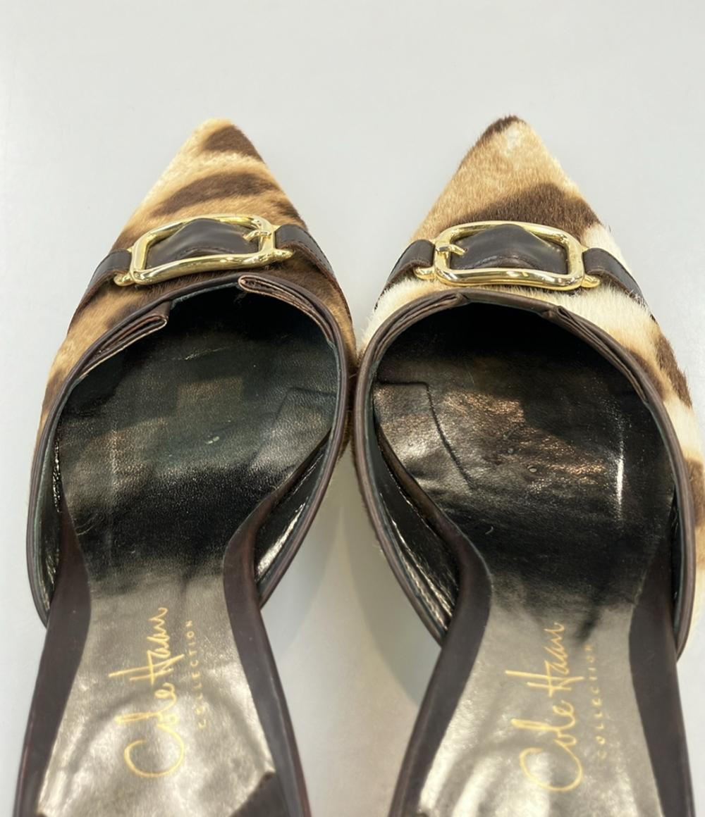 COLE HAAN ミュール ハラコ レディース SIZE 5 1/2 B (22.5cm) コールハーン