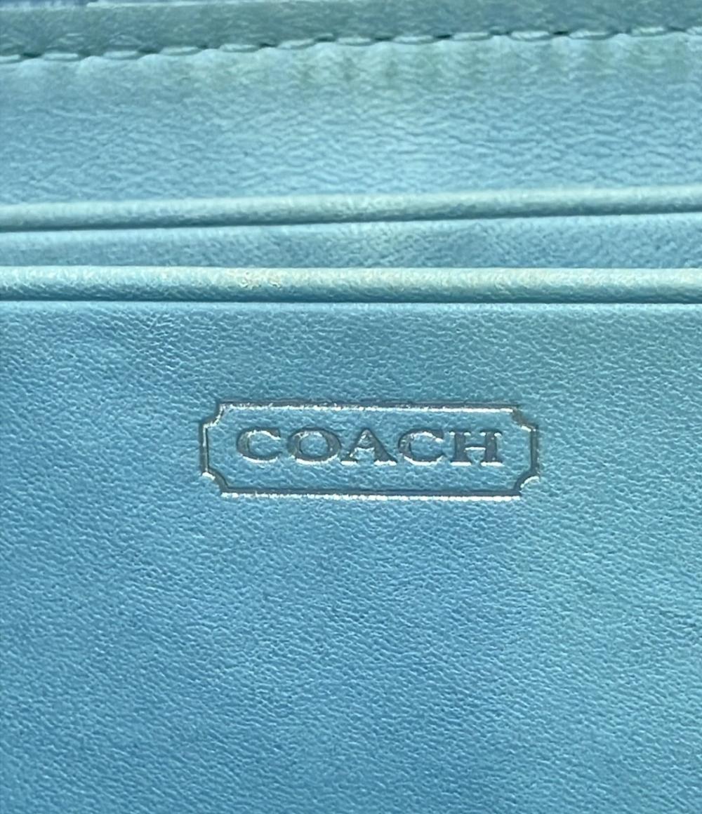 コーチ ラウンドファスナー長財布 レディース COACH