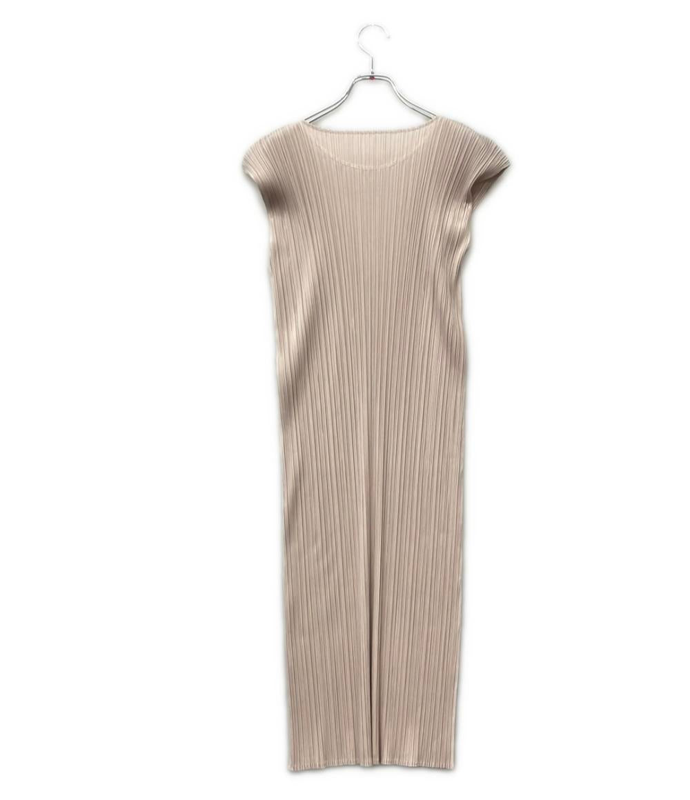 美品 PLEATS PLEASE ノースリーブ ワンピース レディース SIZE 5