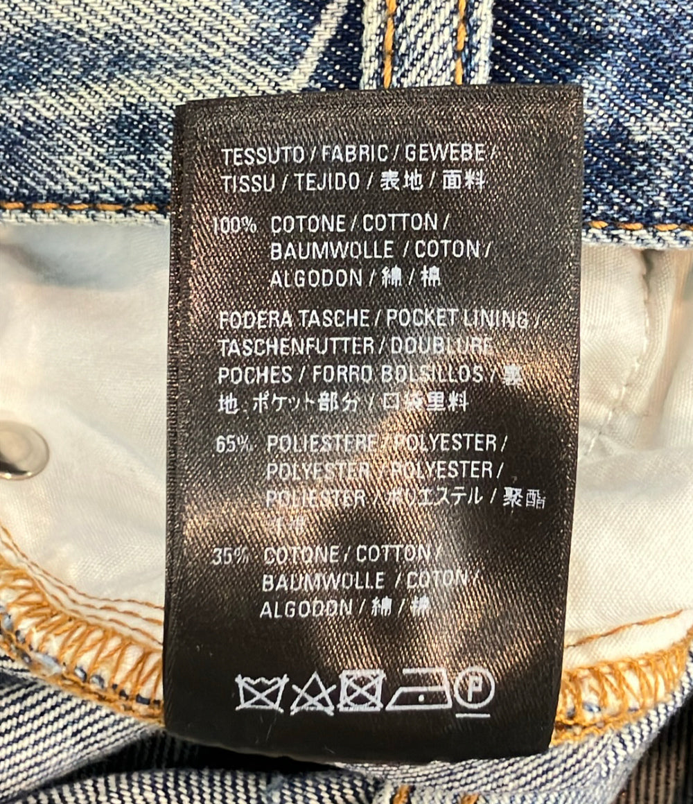 BALENCIAGA オールオーバーロゴ デニムパンツ 600235 TJW53 レディース SIZE 24 バレンシアガ